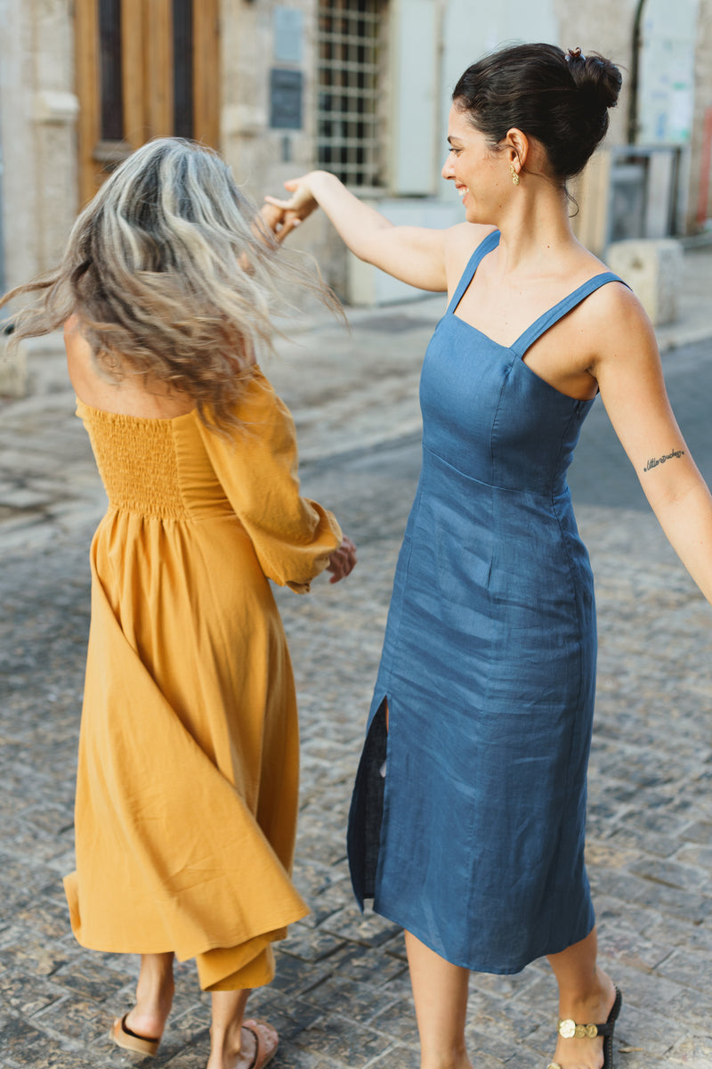 imanuel dress blue