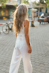 diane pants white