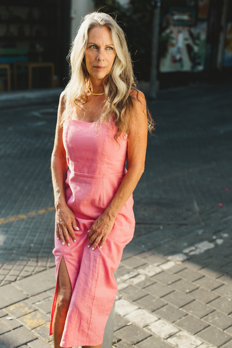 imanuel dress pink