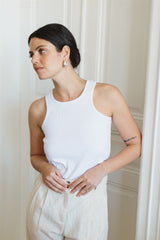 Beatrice top white
