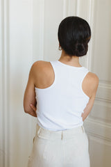 Beatrice top white